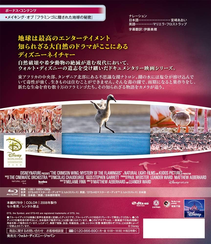 Amazon.co.jp: ディズニーネイチャー／フラミンゴに隠された地球
